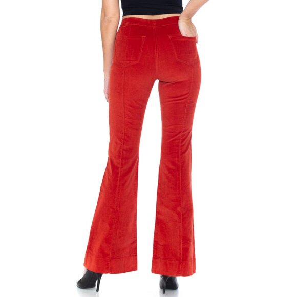 Angry Rabbit Corduroy Pin tuck detail Flare - Picture 3 of 4